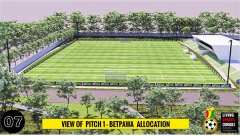 Newly constructed betPawa Park at Ghanaman Soccer Center .